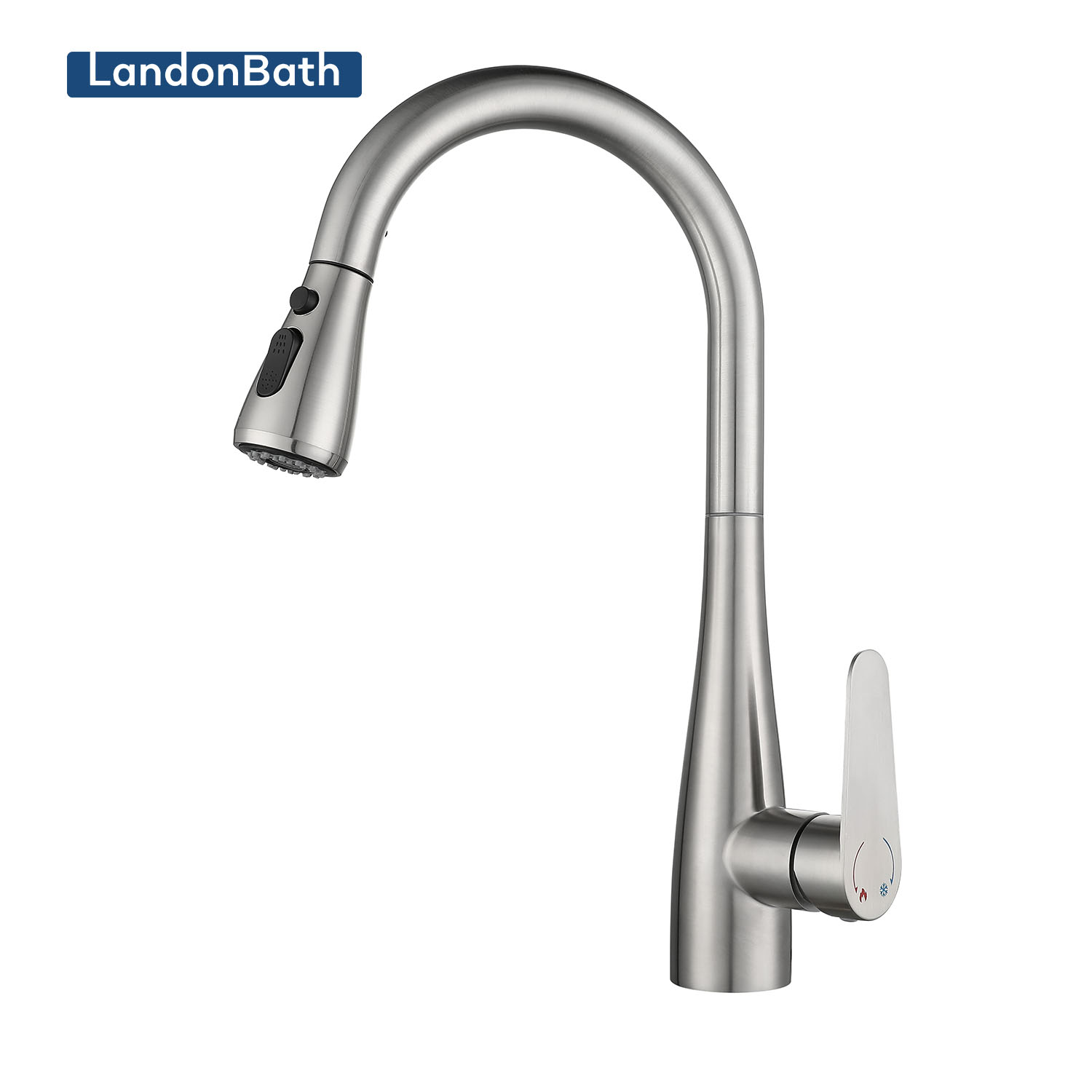 304 Stainless Steel Modern Pull Out Kitchen Faucet