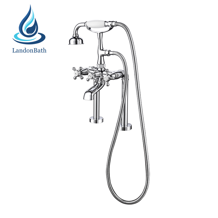 Deck-Mount Bathtub Faucet