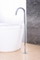 Freestanding Round Goose Neck Floor Mounted Free Standing Bath Spout