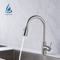 Brushed Mixer Faucet Single Hole Pull Out Spout Kitchen Sink Mixer Tap with Stream Sprayer Head