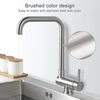 Movable Long Neck Kitchen Faucet Kitchen Wash Basin Sink Tap Foldable Water Tap