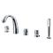 Hot Water Mixer Tap Bathroom Brass Bath Tub Faucet Bathtub Spa Whirlpool Set Handheld Shower Cold For With Handle 5Hole Hand