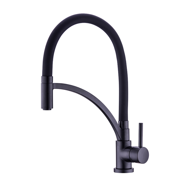 Single Handle Pull Down Kitchen Faucet with Flexible Hose 1301002