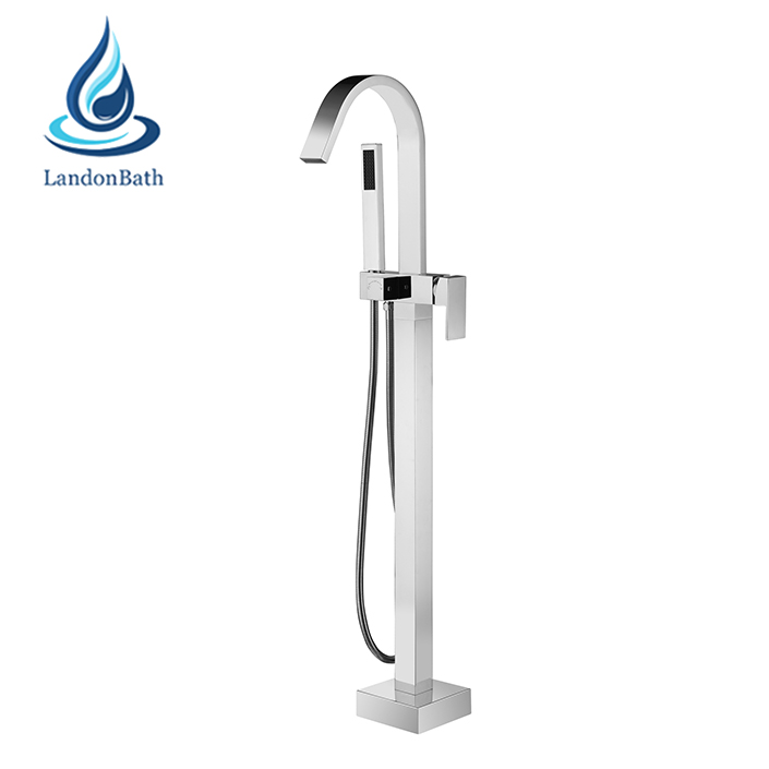 Hot Selling Single Handle Stainless Steel Freestanding Faucet