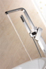 Brass High Quality Single Hole Floor-Mount Bathtub Faucet
