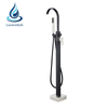Brass Chrome Matte Black Single Hole Freestanding Bathtub Faucet