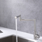 Folding Kitchen Faucet Stretchable Swing Arm Brushed Single Hole Single Handle Deck Mounted Cold & Hot Kitchen Sink Faucet
