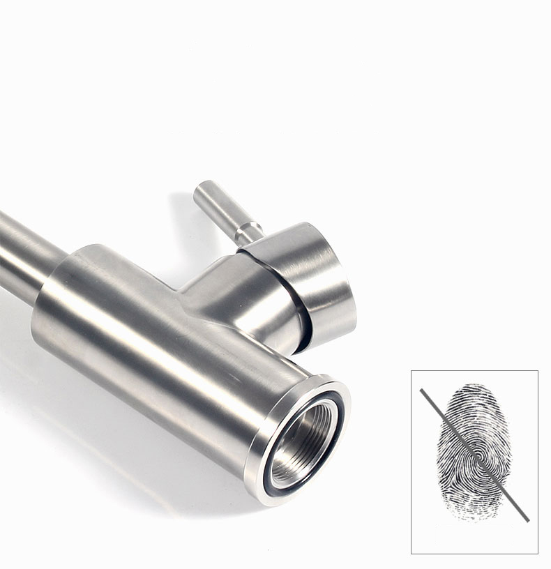 Professional Griferia Para Fregadero Single Handle Water Mixer Tap Kitchen Faucet For Sink 304 Stainless Steel Robinet De Puisag