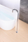 Freestanding Round Goose Neck Floor Mounted Free Standing Bath Spout