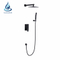 Modern Concealed Luxury Shower Systems With Rainfall Shower Head And Hand Held Shower Combo Kit