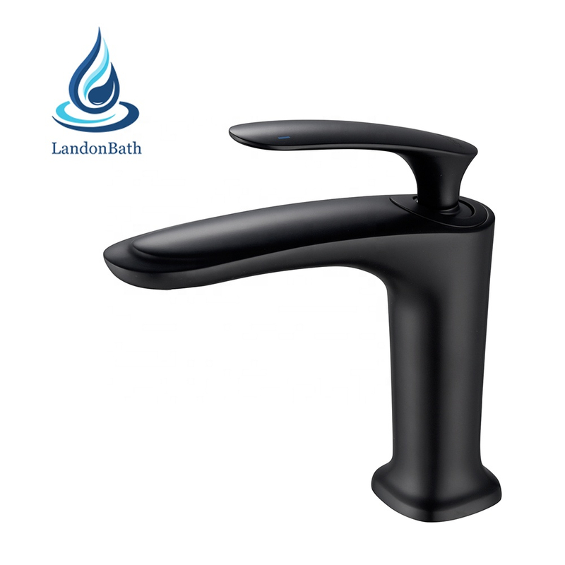 Wholesale basin tap faucet modern single lever handle brass bathroom vanity basin mixer taps water faucets ceramic