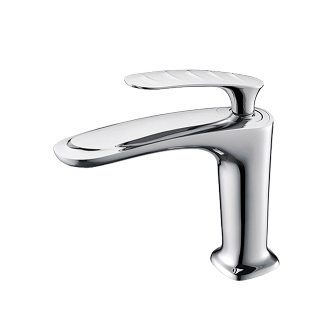 Fashion Zinc Alloy Single Handle Brass Faucet Tap Basin Faucet