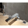 Contemporary Style Deck Mount 4 Hole Chrome Bathtub Faucet With Shower Roman Tub Filler