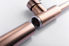 New Rose Gold Floor Mounted Bathtub Faucet Set Luxury Design Freestanding Bath Tub and Shower Mixer Tap