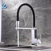 Luxury Gold Pull Down Modern Kitchen Faucet