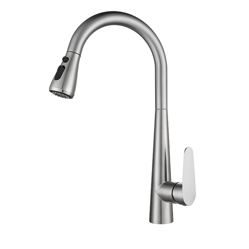 Factory Direct Stainless Steel Pull Out Kitchen Faucet 1302723