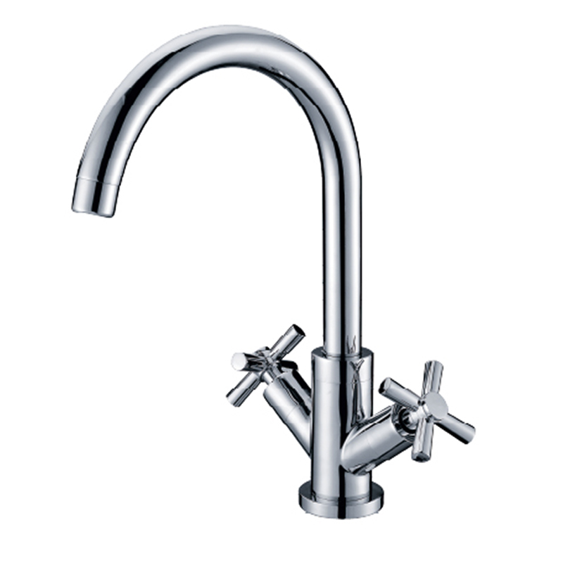 Cross Handles Basin Mixer DF-03013