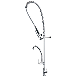 Pull Out Hotel Kitchen Commercial Sink Kitchen Faucet Mixer 1301009-2