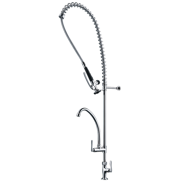 Pull Out Hotel Kitchen Commercial Sink Kitchen Faucet Mixer 1301009-2