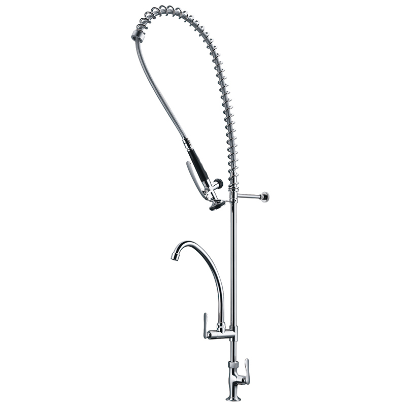 Pull Out Hotel Kitchen Commercial Sink Kitchen Faucet Mixer 1301009-2