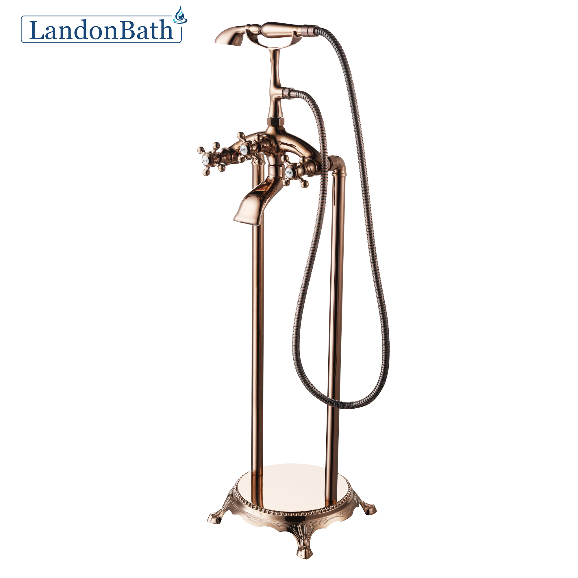 Modern Classical Design Styles Deck-Mount Roman Bathtub Faucet