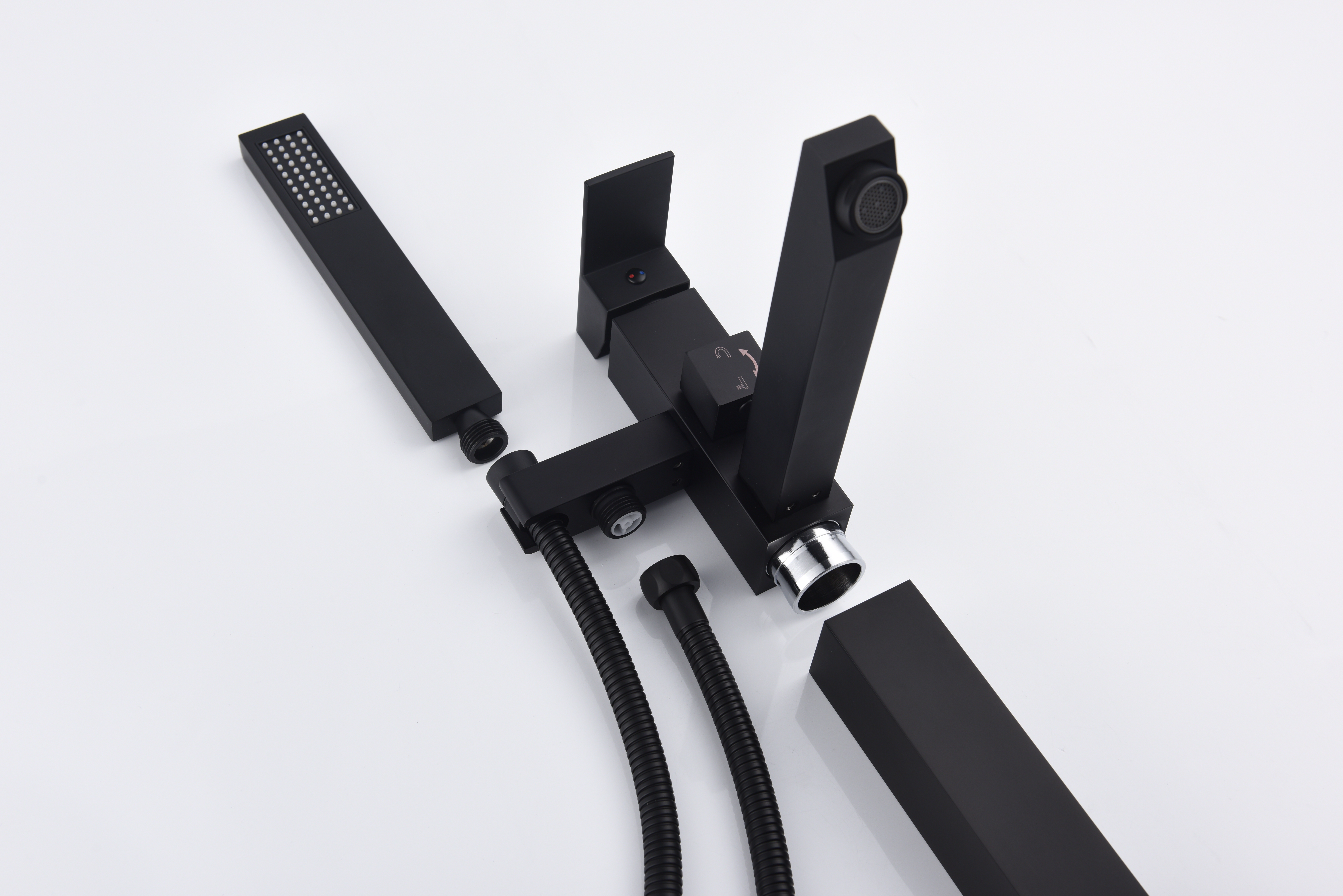 Matte Black Bathroom Faucet High Quality Freestanding Faucet