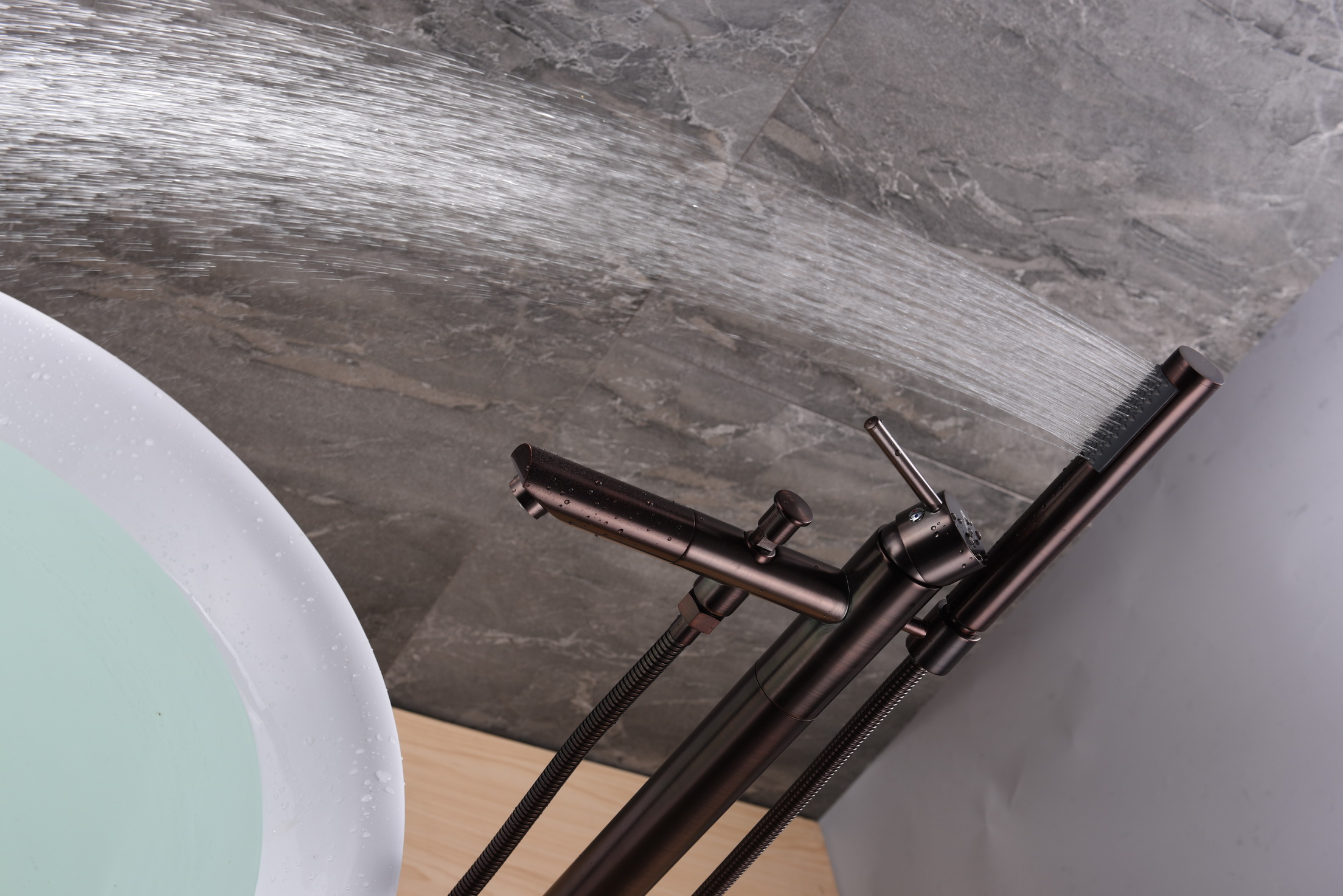 Hot and Cold Water Exchange Thermostatic Bath Shower Manufacturer Price