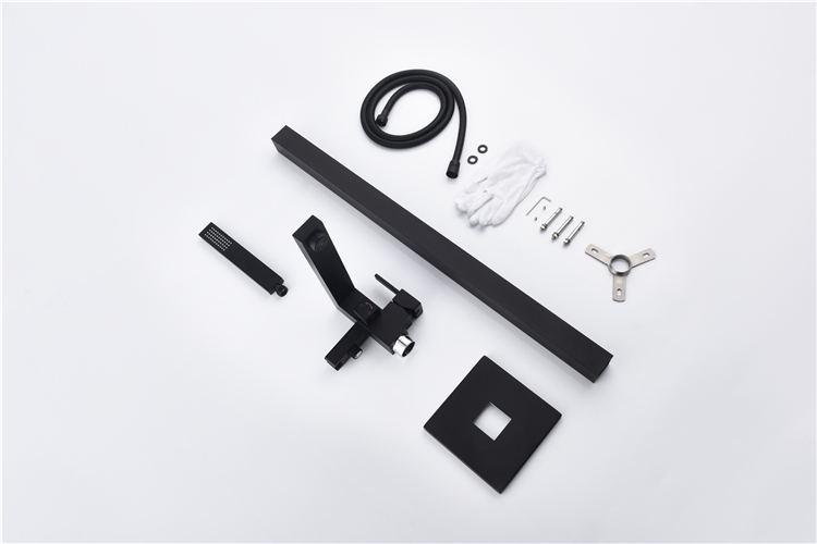 Hot Selling Pull-Out Single Handle Floor-Mount Bathtub Faucet