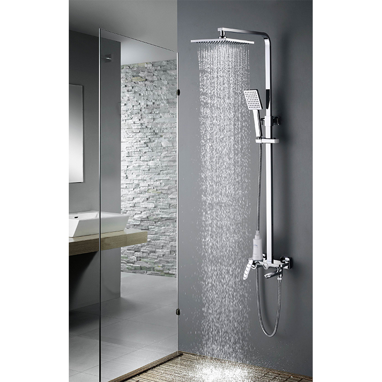 Simple Design Zinc Alloy Ceiling-Mount Basin Bathroom Faucet