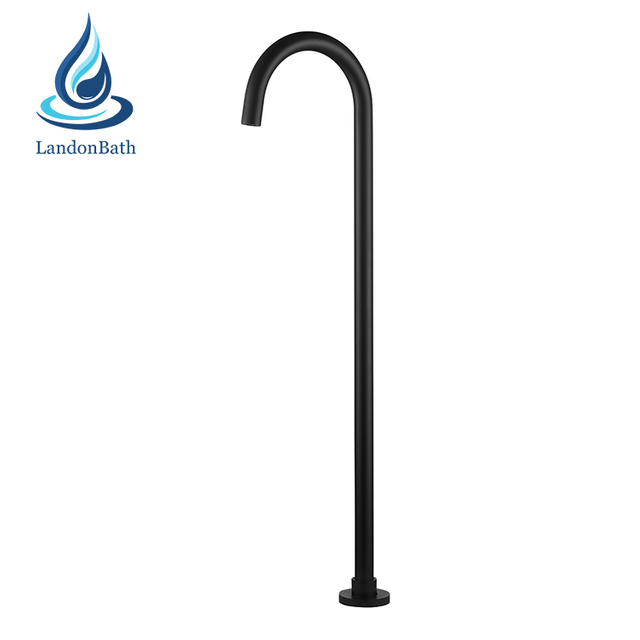 High Stainless Steel Quality Matt Black Moern Design Tub Mixer