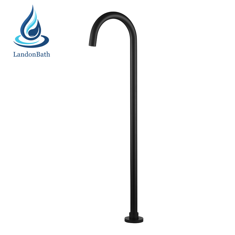 High Stainless Steel Quality Matt Black Moern Design Tub Mixer