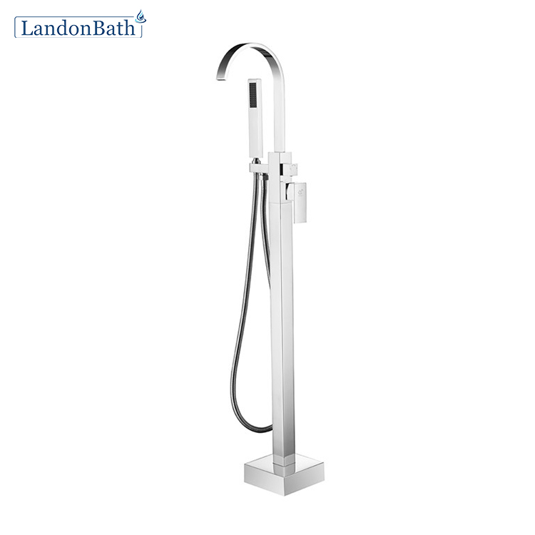 Classical White and Matt Black Faucet Thermostatic Bathtub Mixer