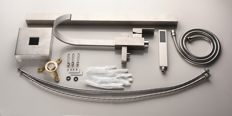 High Brass Quality Thermostatic Bath Shower Pull-Out Single Handle