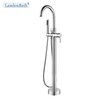  Floor-Mount Bathtub Faucet High Quality Square Round Bathtub Mixer