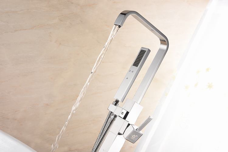 New Design Golden and Black Color Brass Chrome Bathroom Faucet