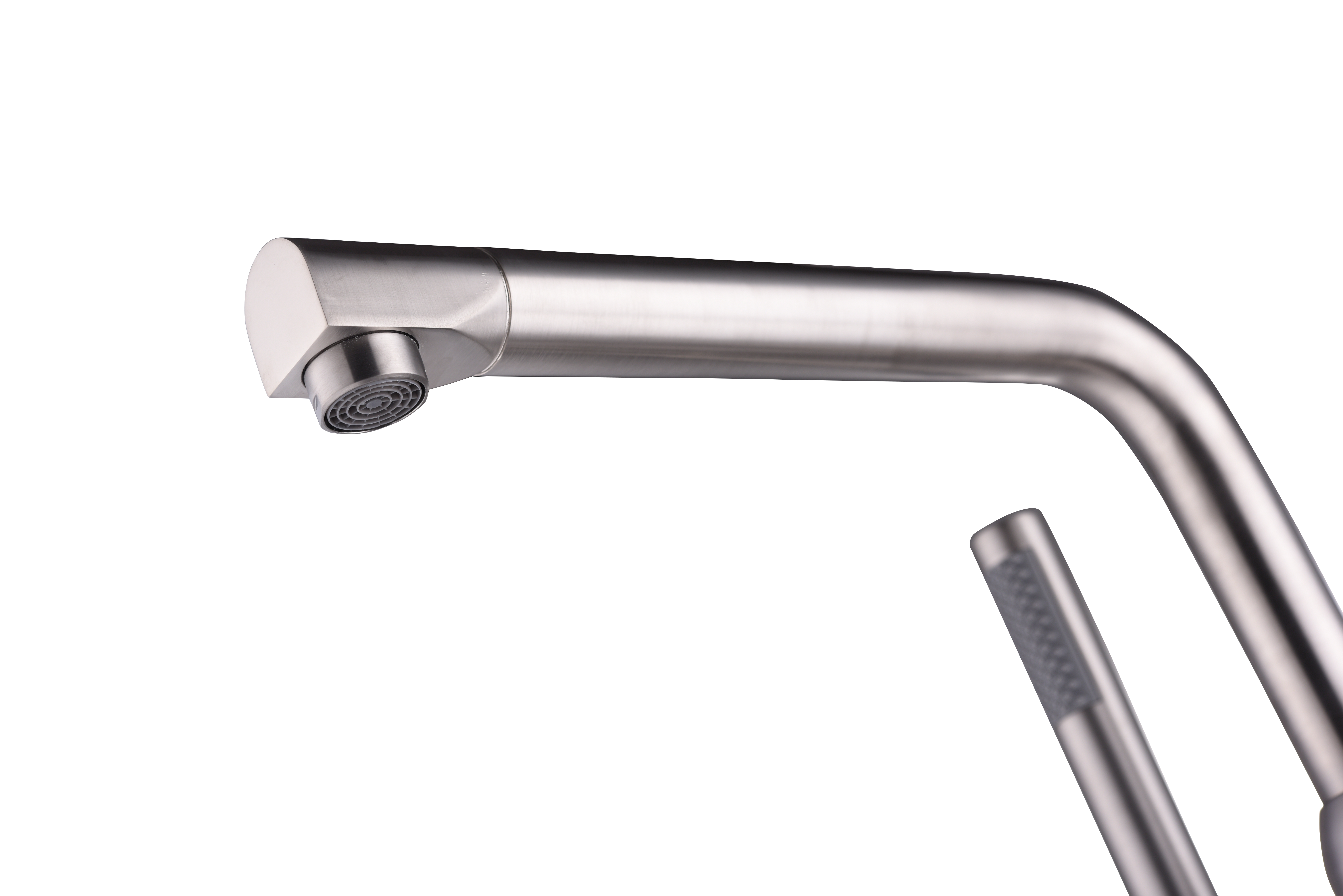 Freestanding Faucet Square Round Brass Chrome Tap