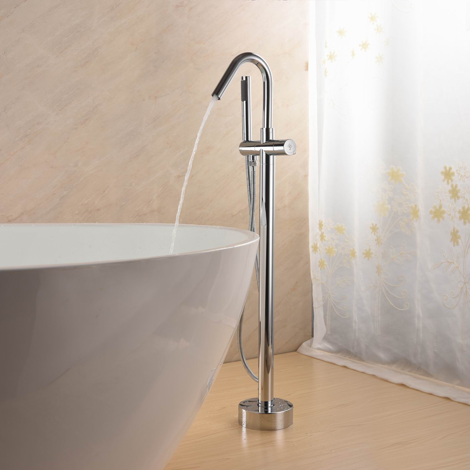 Kerox Cartridge Brass Freestanding Bathtub Filler Faucet DF-02034