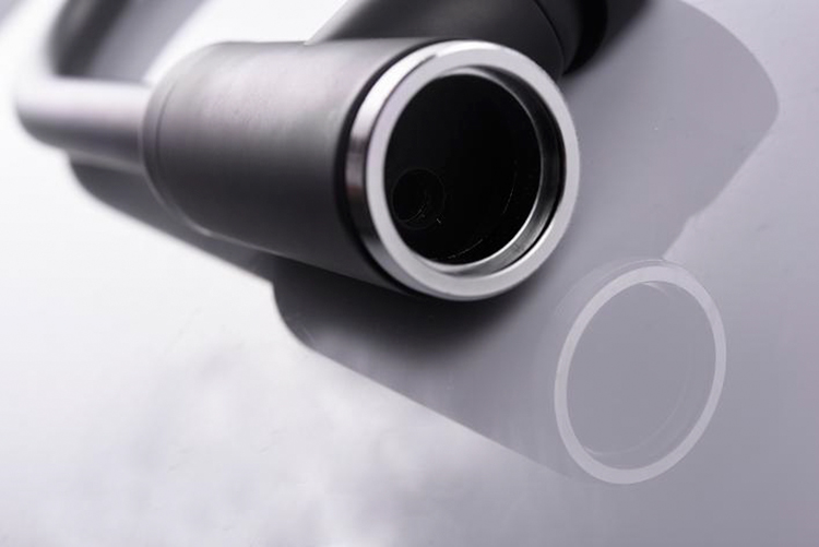 European Electroplated Matte Black Stand Mixer Bath Bathroom Watermark Floor Standing Tapware Design Alone Free Shower Faucet