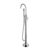 Stainless Steel Floor Standing Bathtub Faucet Bathroom Bath Tub Faucet