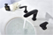 Factory Price Blackened 8" Widespread Bathroom Hand Washing Three Holes Brass Faucet For Basin