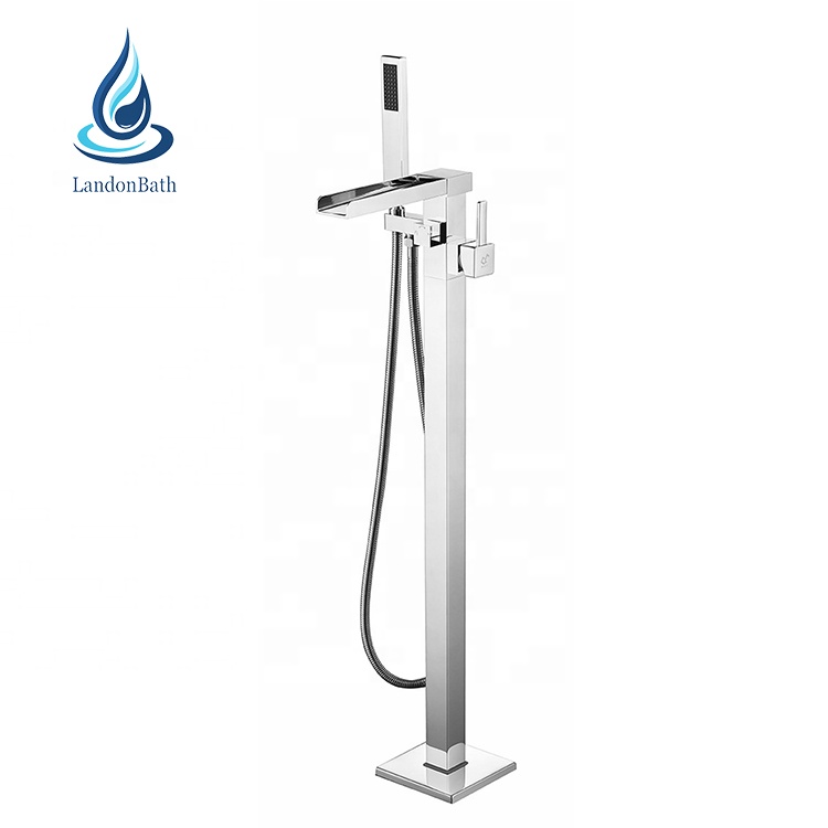 Bathroom Freestanding Bathtub Faucet With Handheld Sprayer Showers For Shower Free Tub Filler Mixer Handshower