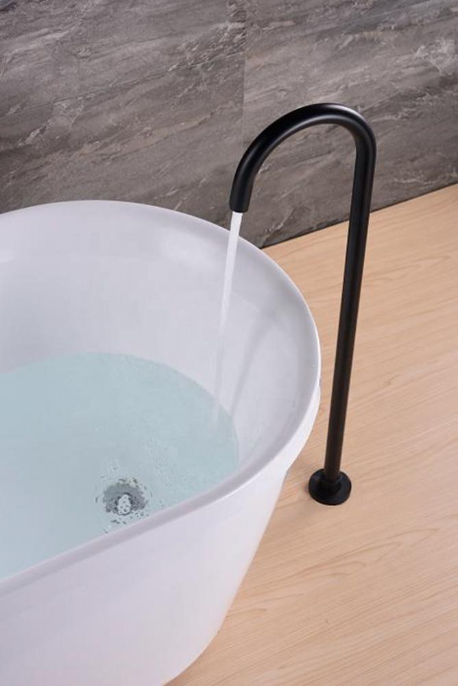 High Flow Rate Bathtub Faucet Bathroom Designs Floor Standing Foot Tub Villa Free Mixer Tap