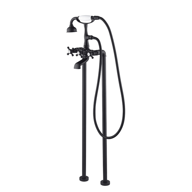 Thermostatic Tap Deck-Mount Roman Bathtub Faucet