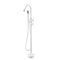 Concise Modern Brass Body Freestanding Floor Mounted Faucet In Kaiping Taps White Stand Alone