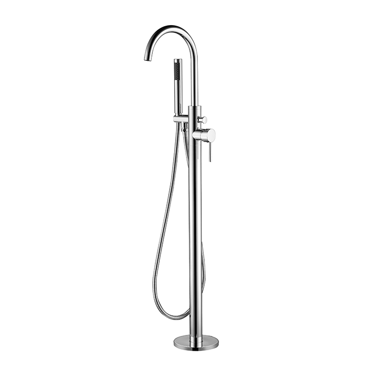 Floor Mounted Shower Taps Freestanding Bath Tub Faucet Bathtub Mixer Frees Standing Bathmixer
