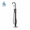 Contemporary matte black floorstanding bathtub mixer solid brass bathroom shower bath tub faucet set
