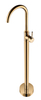 French Gold Single Handle Thermostatic Bathtub Tap