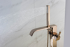 Hot Selling Brass Chrome Hot and Cold Water Exchange Freestanding Bathtub Faucet