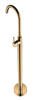 Bathroom Faucet French Gold Single Hole Freestanding Faucet