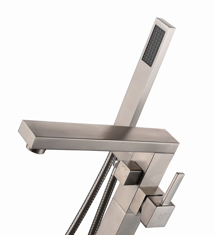 Modern Single Handle Brass Chrome Bathtub Faucets